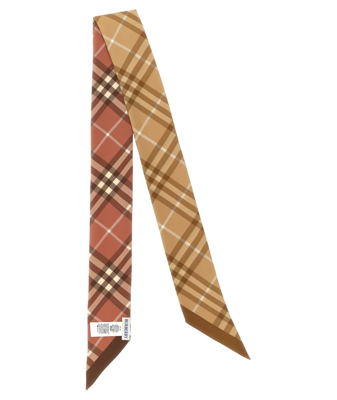 BURBERRY Мульти шелковый шарф, фото 2