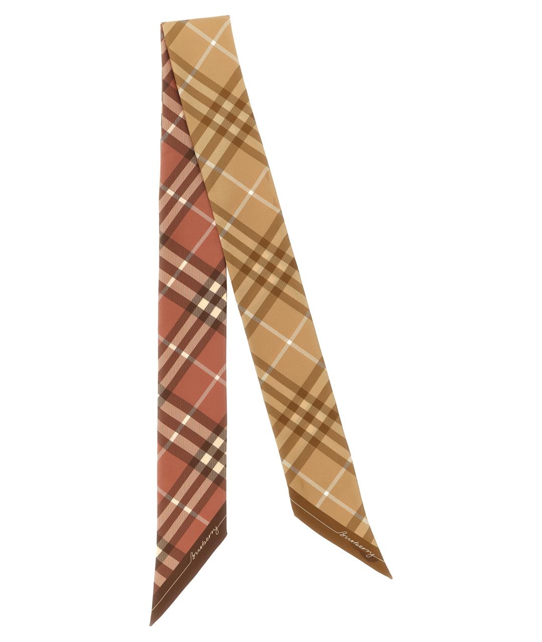 BURBERRY Мульти шелковый шарф, фото 1