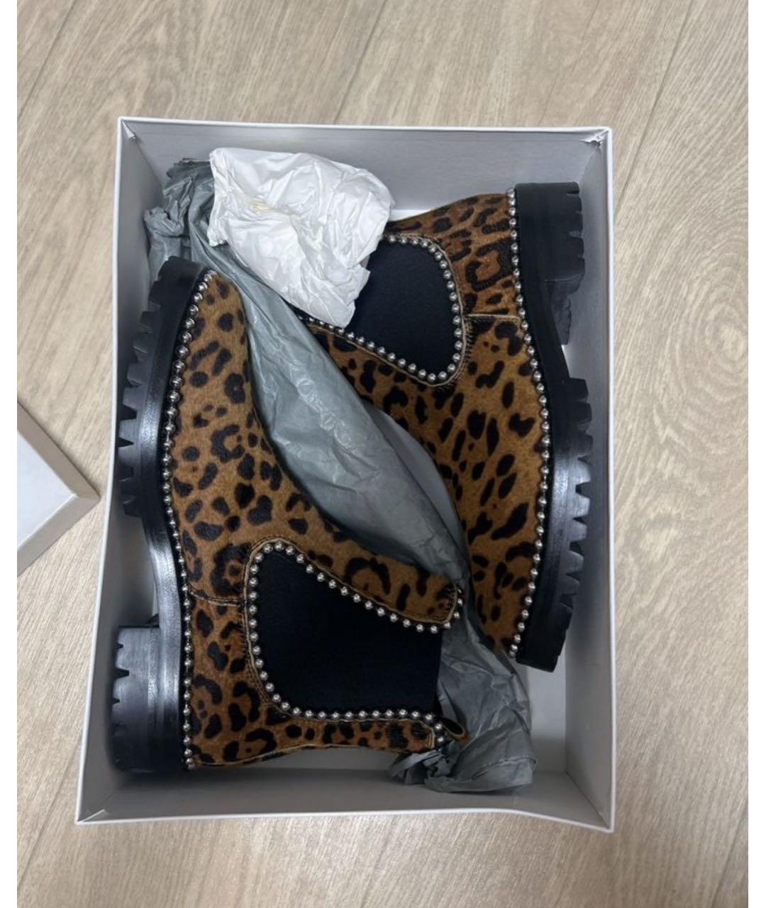 ALEXANDER WANG Мульти кожаные ботинки, фото 2