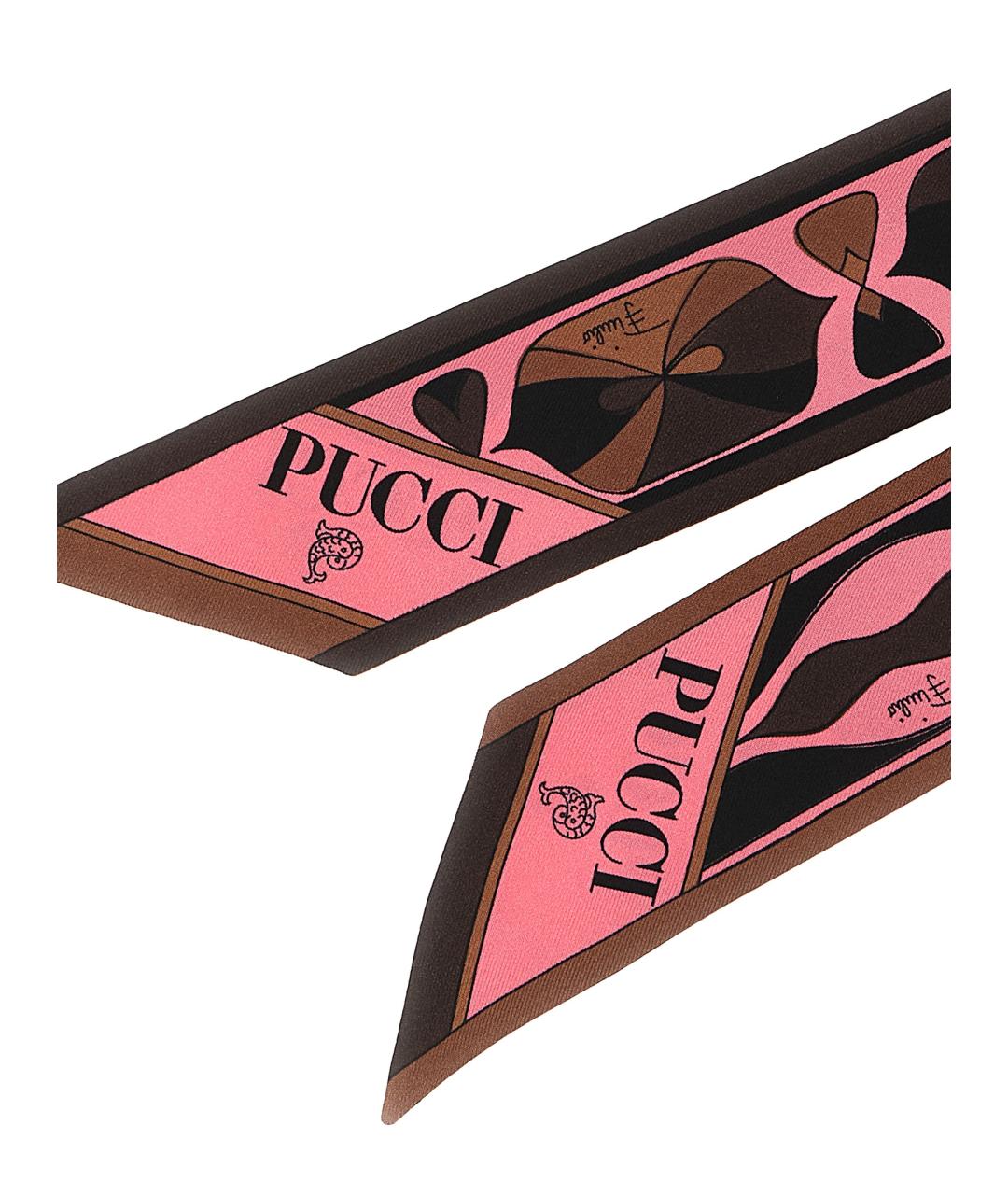 EMILIO PUCCI Мульти шелковый шарф, фото 3