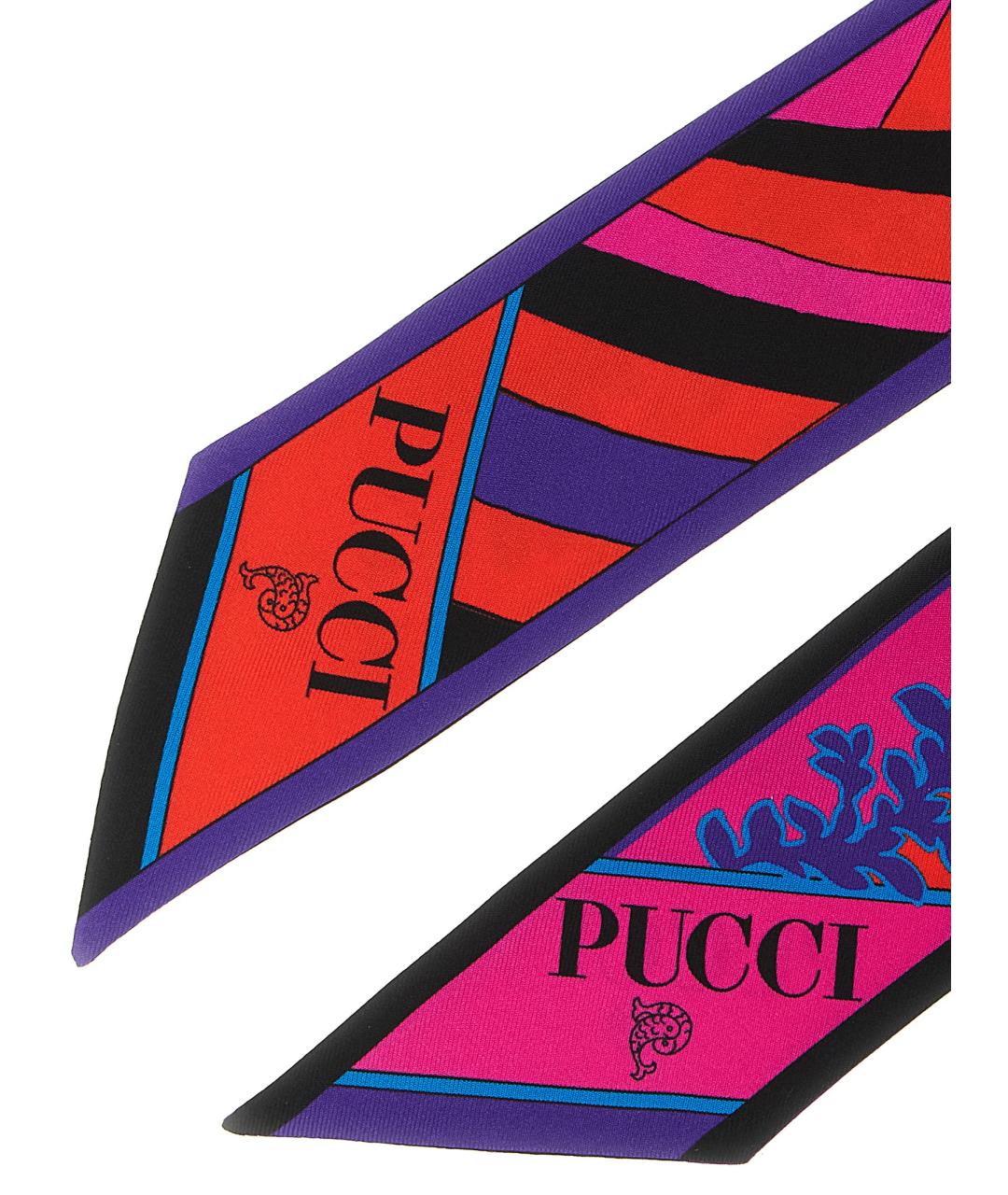 EMILIO PUCCI Мульти шелковый шарф, фото 3