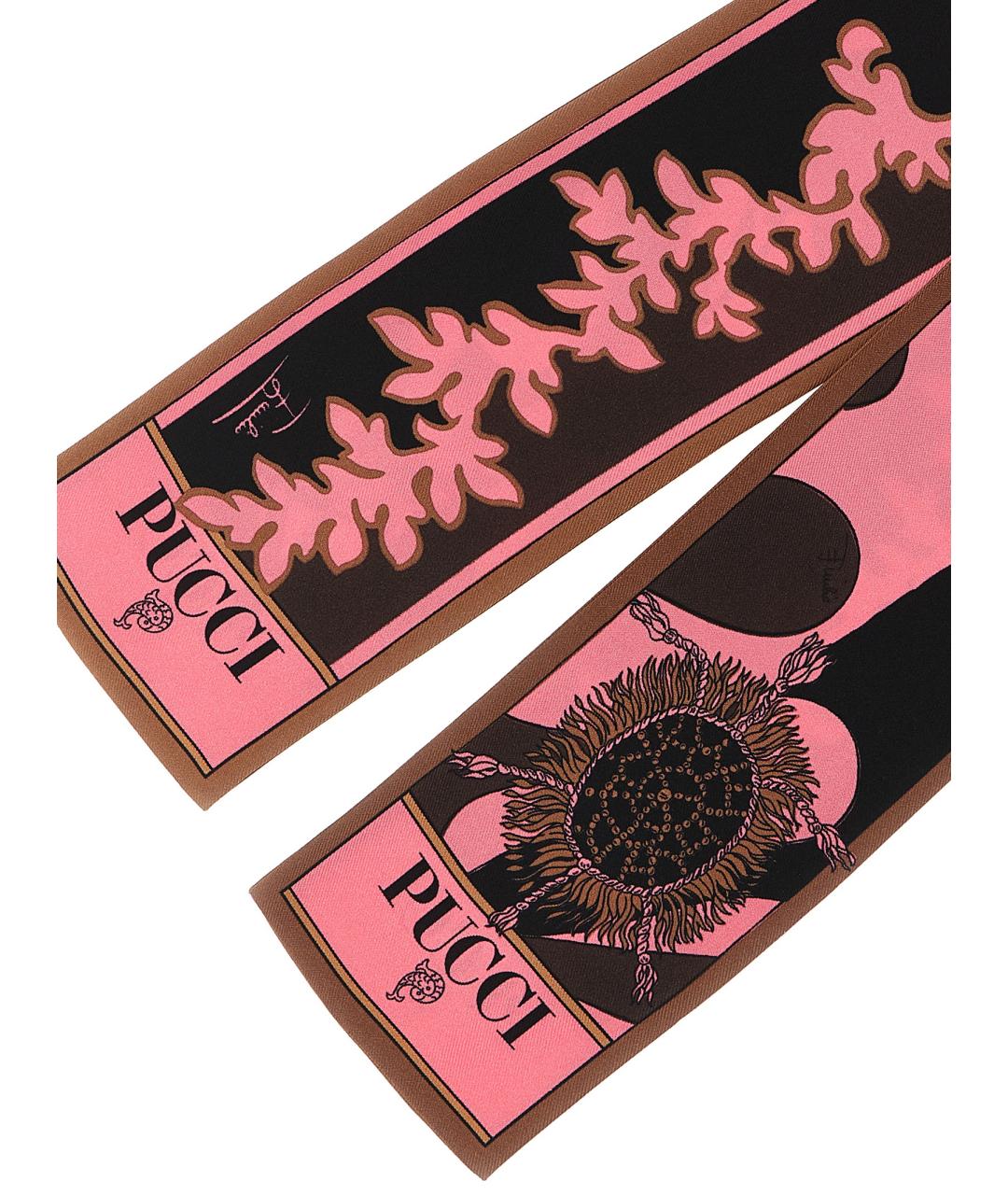 EMILIO PUCCI Мульти шелковый шарф, фото 3