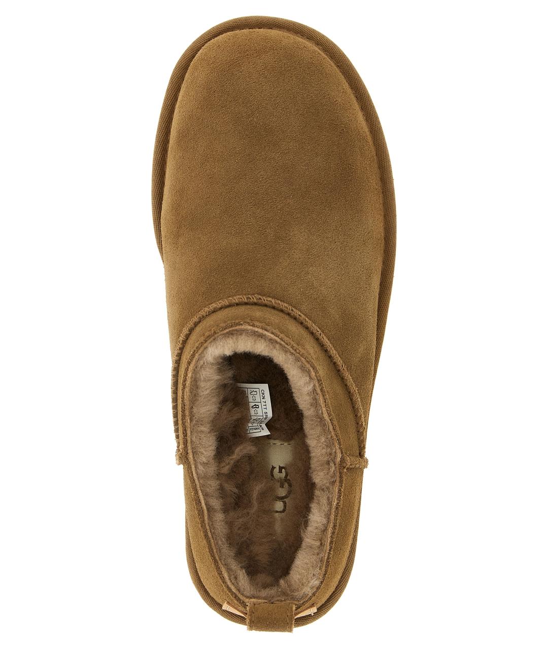 UGG Коричневые замшевые ботинки, фото 4