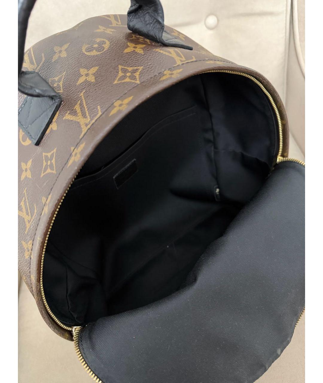 LOUIS VUITTON Коричневый рюкзак из канвы, фото 4