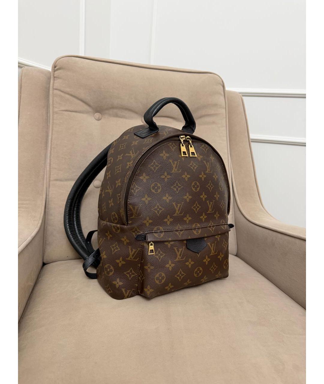 LOUIS VUITTON Коричневый рюкзак из канвы, фото 2