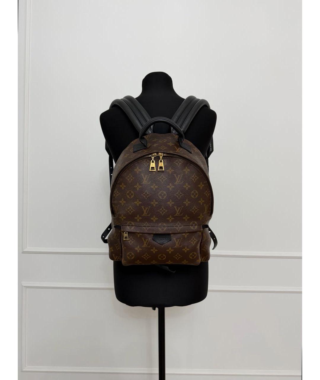 LOUIS VUITTON Коричневый рюкзак из канвы, фото 8