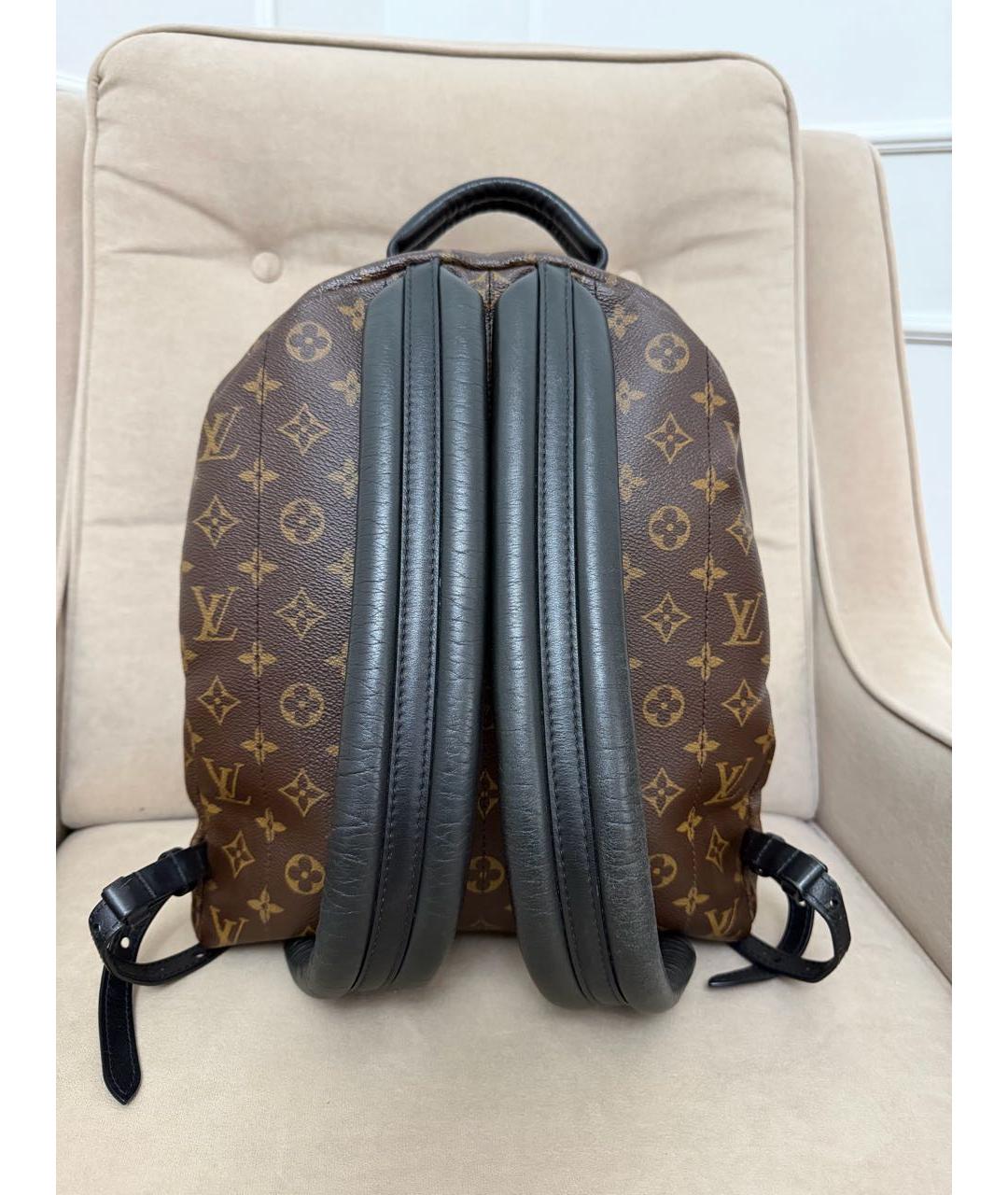 LOUIS VUITTON Коричневый рюкзак из канвы, фото 3