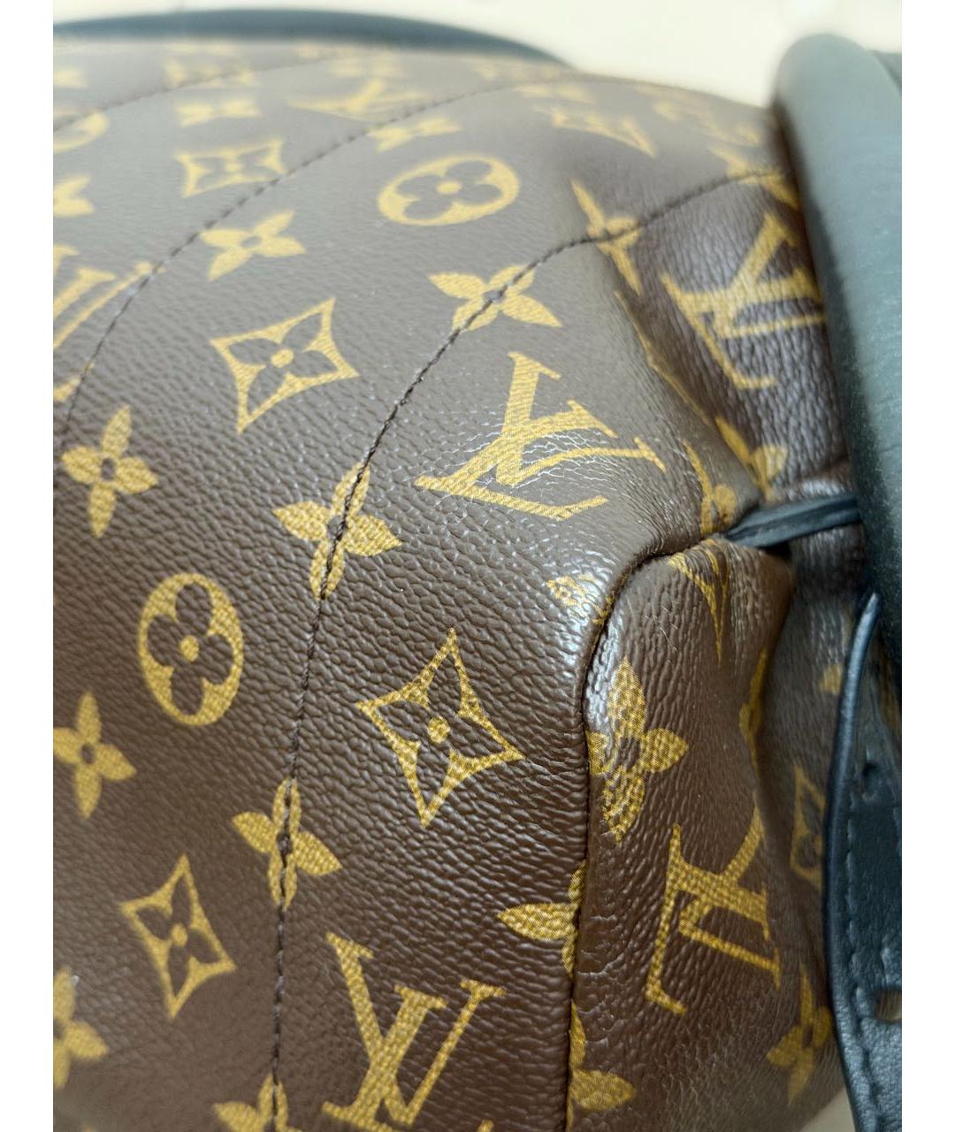 LOUIS VUITTON Коричневый рюкзак из канвы, фото 6