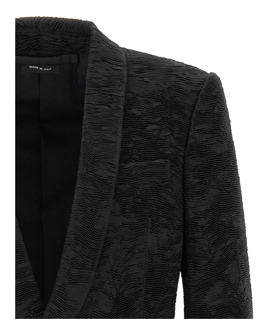TOM FORD Черный шелковый пиджак, фото 3