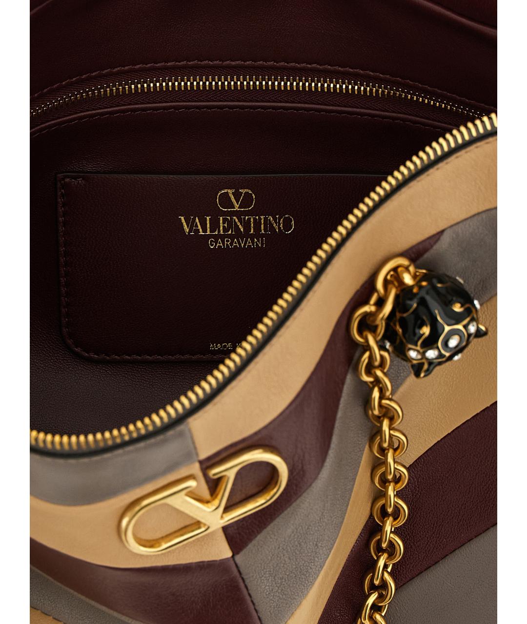 VALENTINO Мульти кожаная сумка через плечо, фото 4
