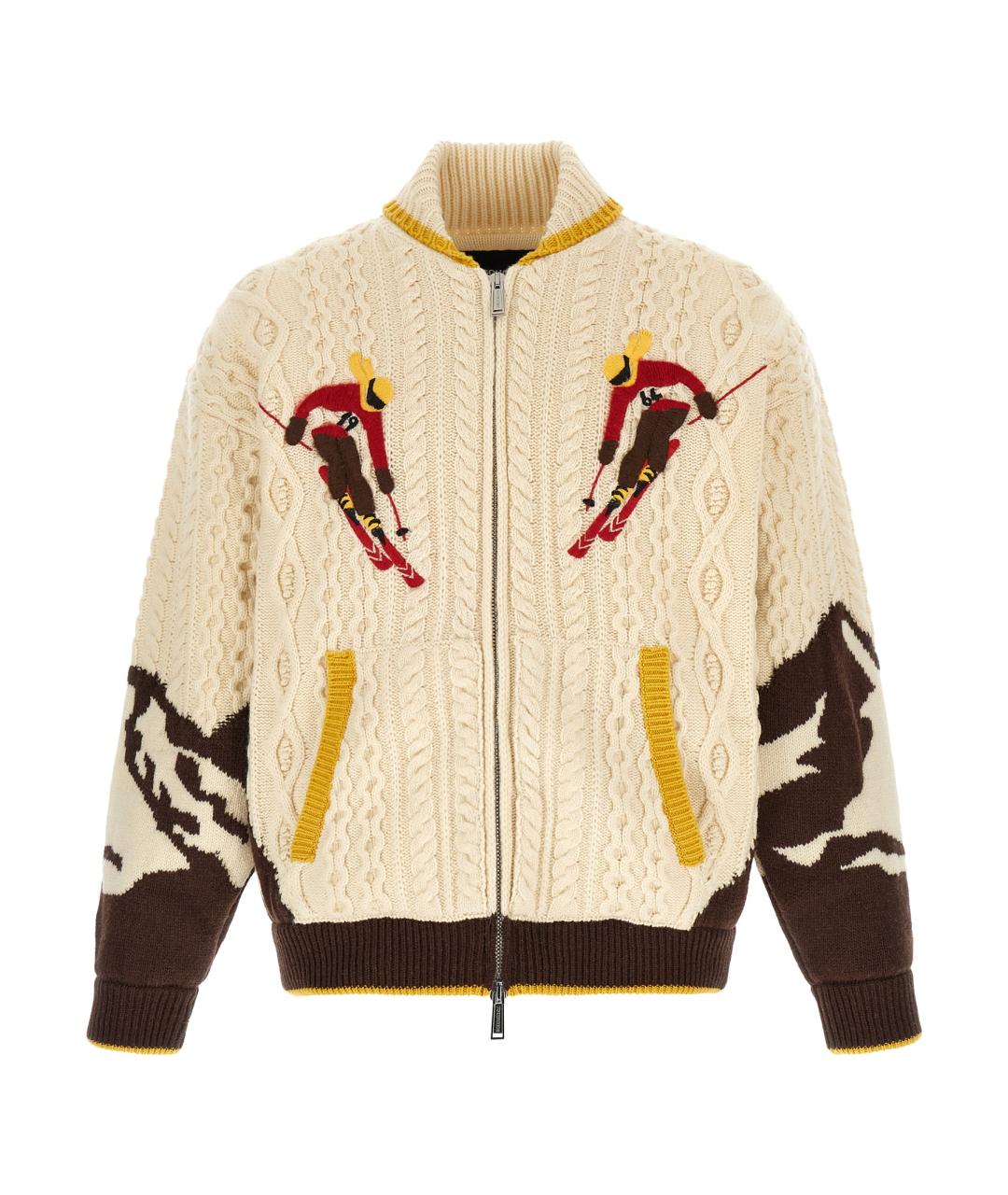 DSQUARED2 Мульти шерстяной кардиган, фото 1