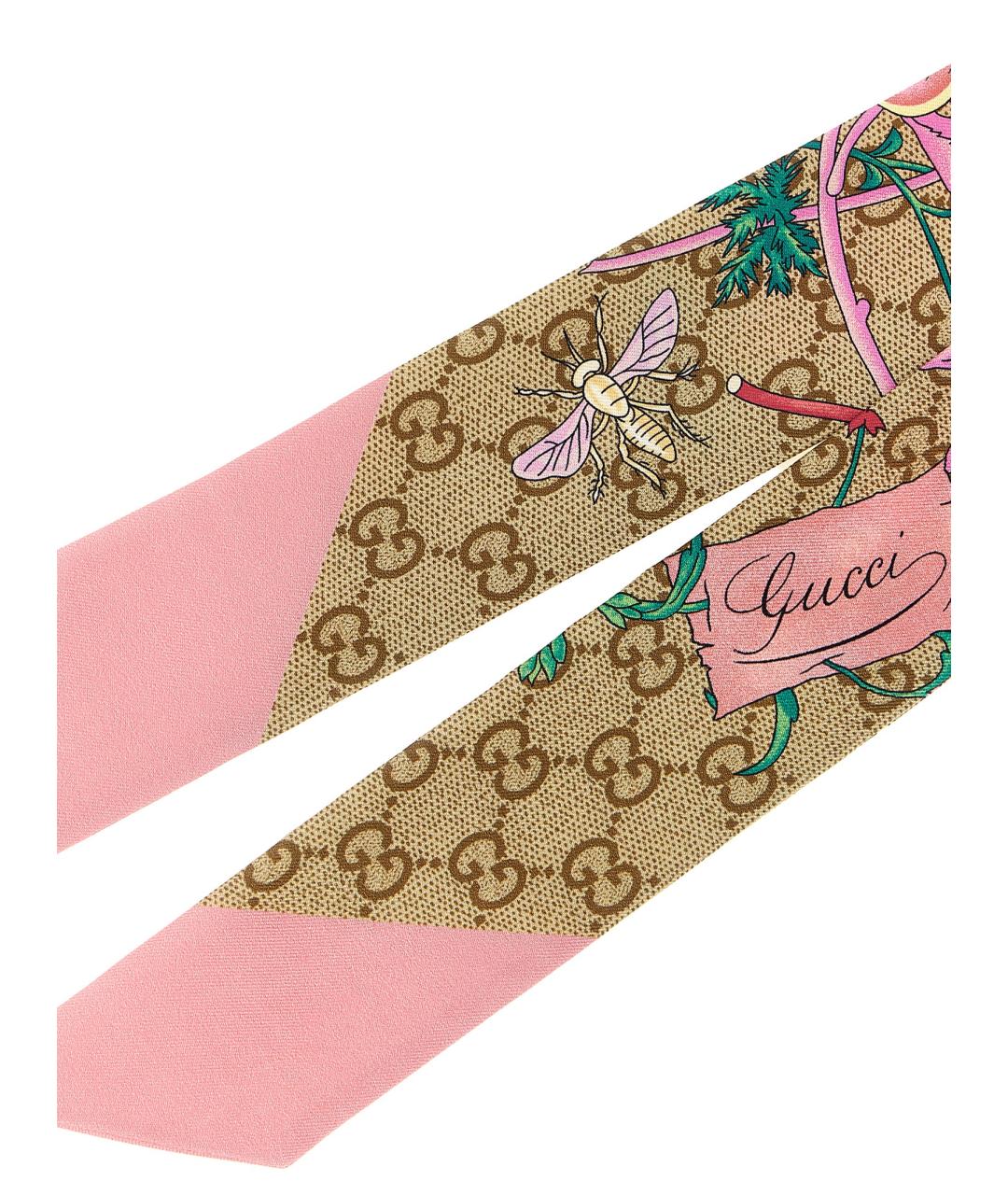 GUCCI Мульти шелковый шарф, фото 3