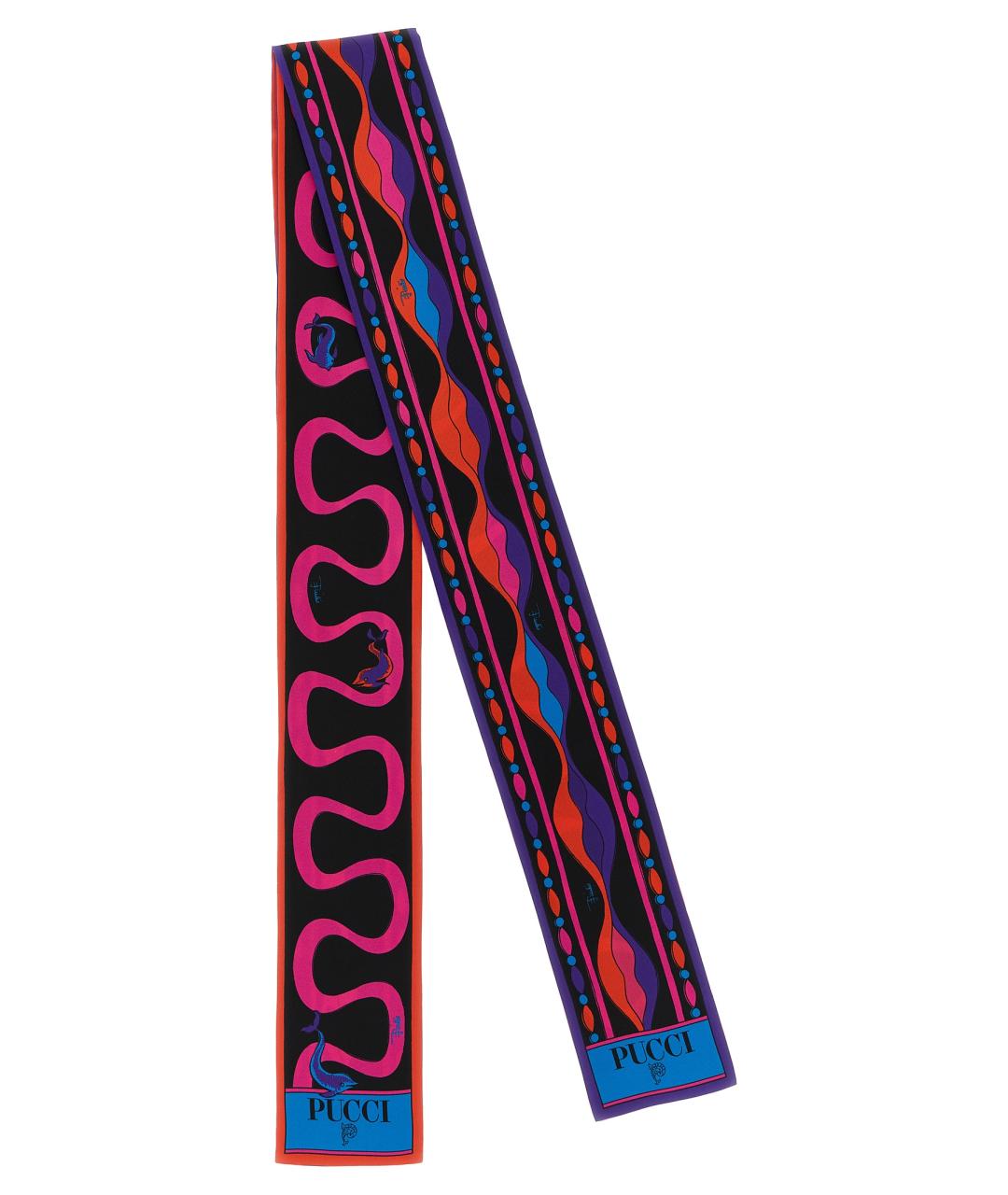 EMILIO PUCCI Мульти шелковый шарф, фото 2