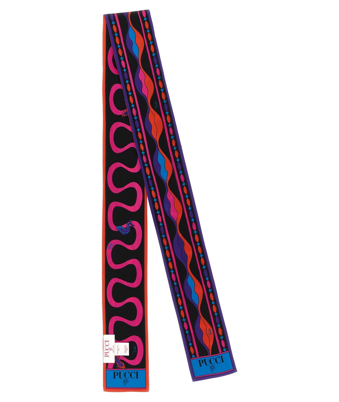 EMILIO PUCCI Мульти шелковый шарф, фото 1