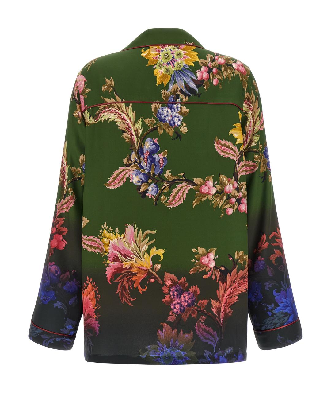 ETRO Мульти полиэстеровая рубашка, фото 2