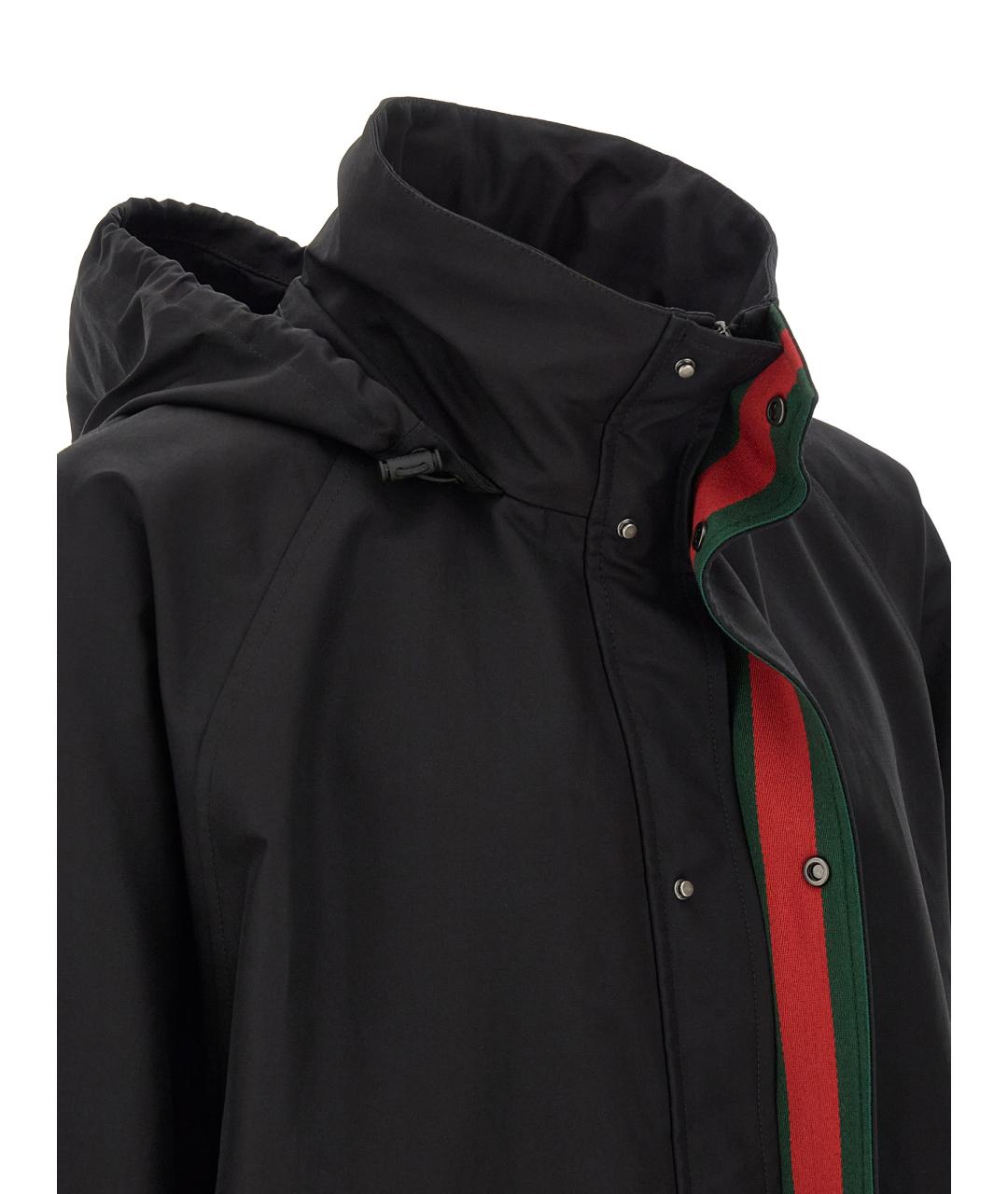 GUCCI Черная хлопковая куртка, фото 4