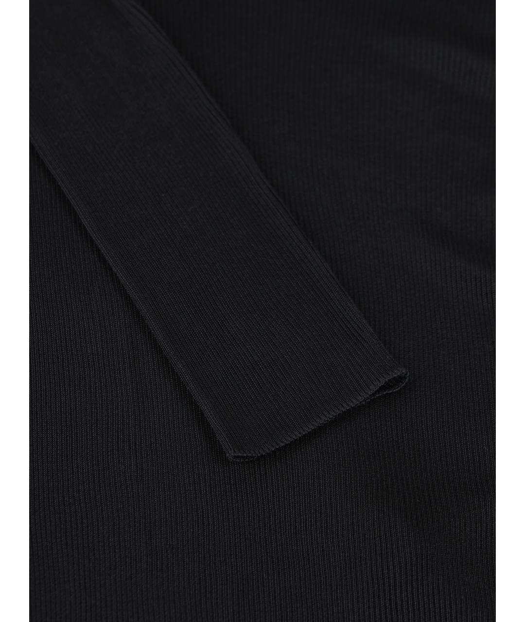 SAINT LAURENT Черная шелковая водолазка, фото 4