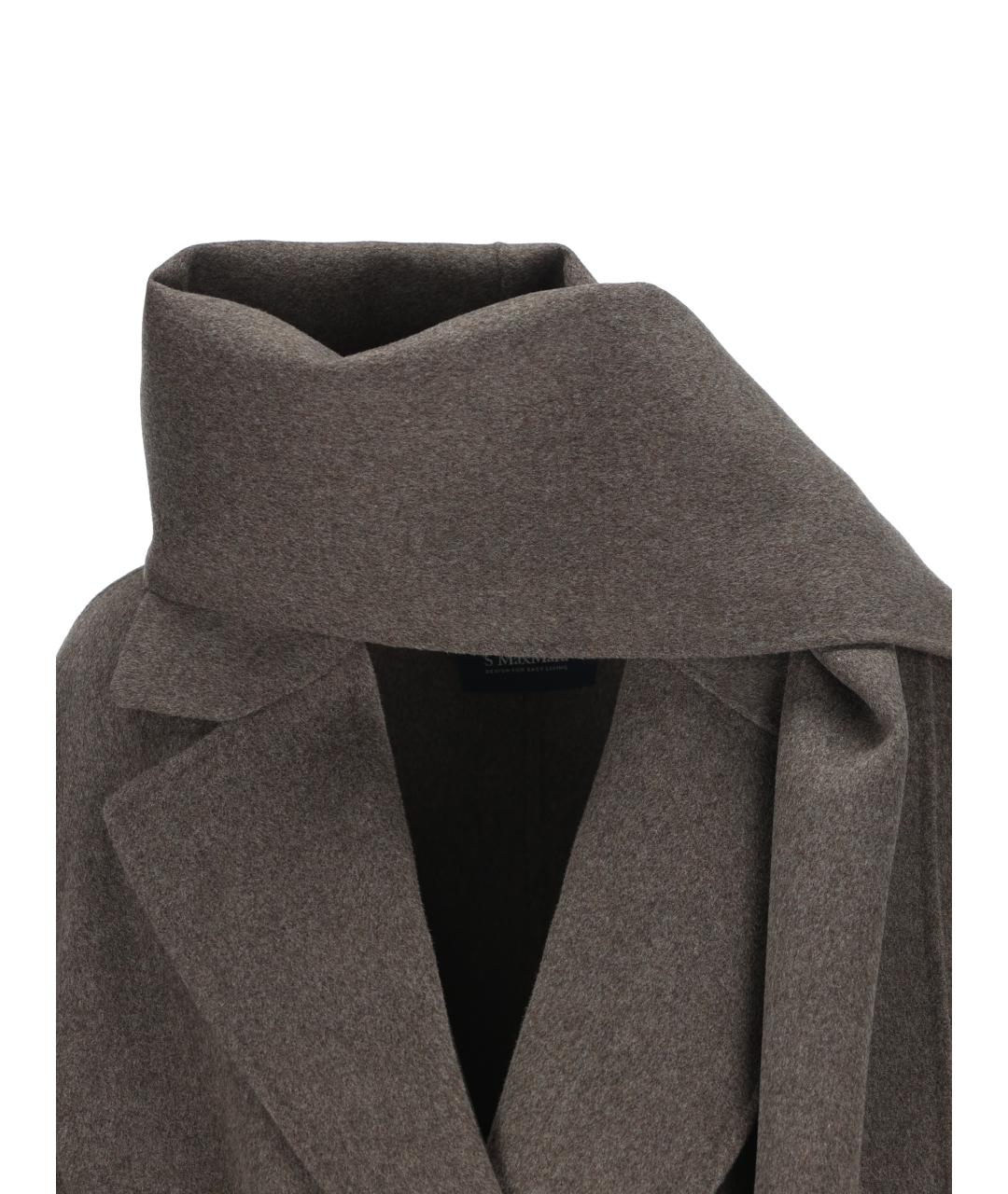 'S MAX MARA Мульти шерстяное пальто, фото 4