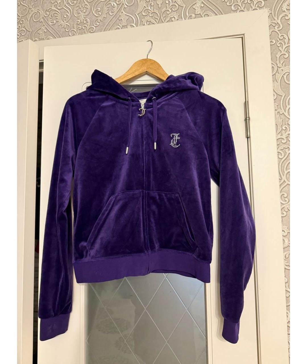 JUICY COUTURE Фиолетовый полиэстеровый спортивные костюмы, фото 5