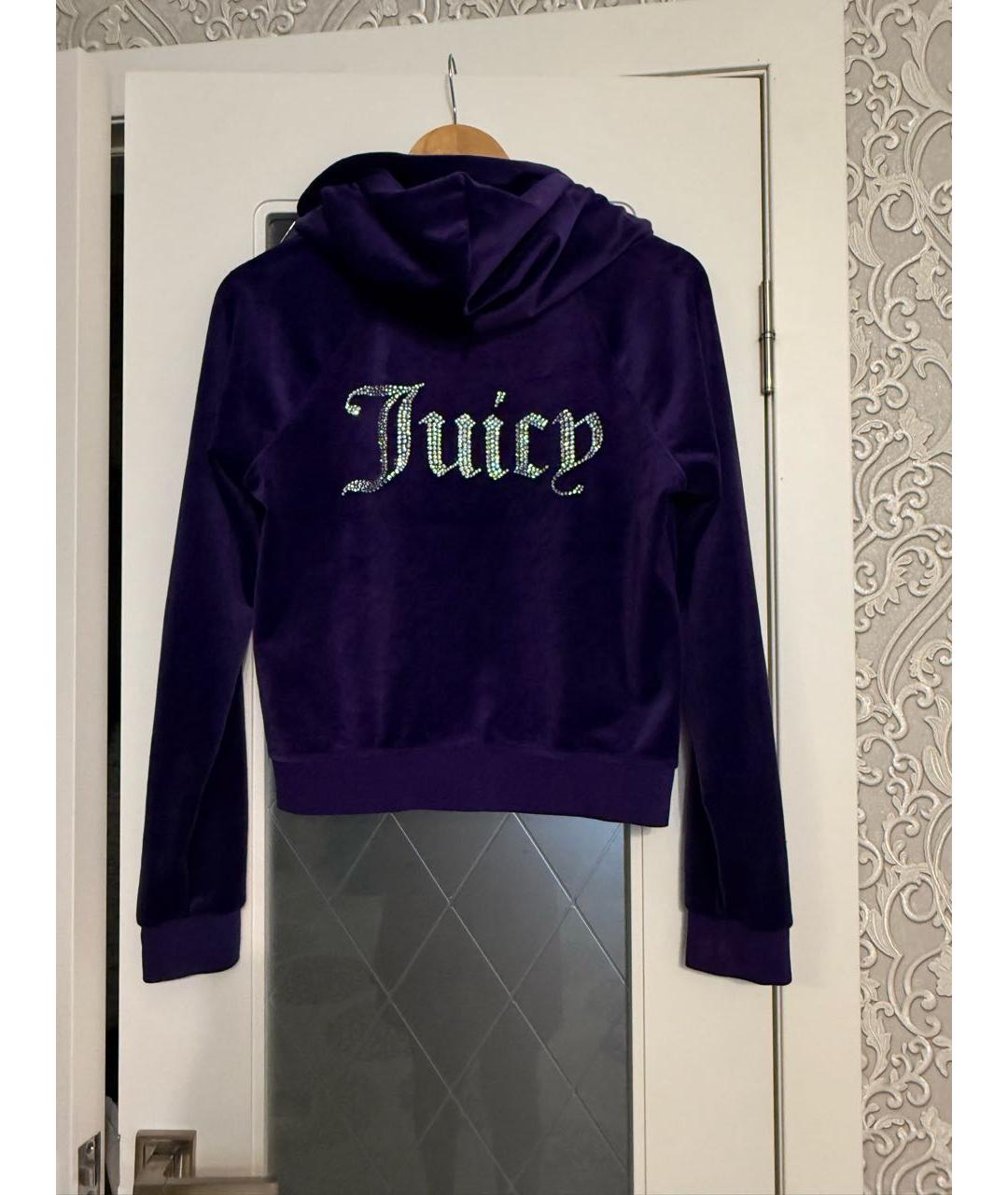 JUICY COUTURE Фиолетовый полиэстеровый спортивные костюмы, фото 6