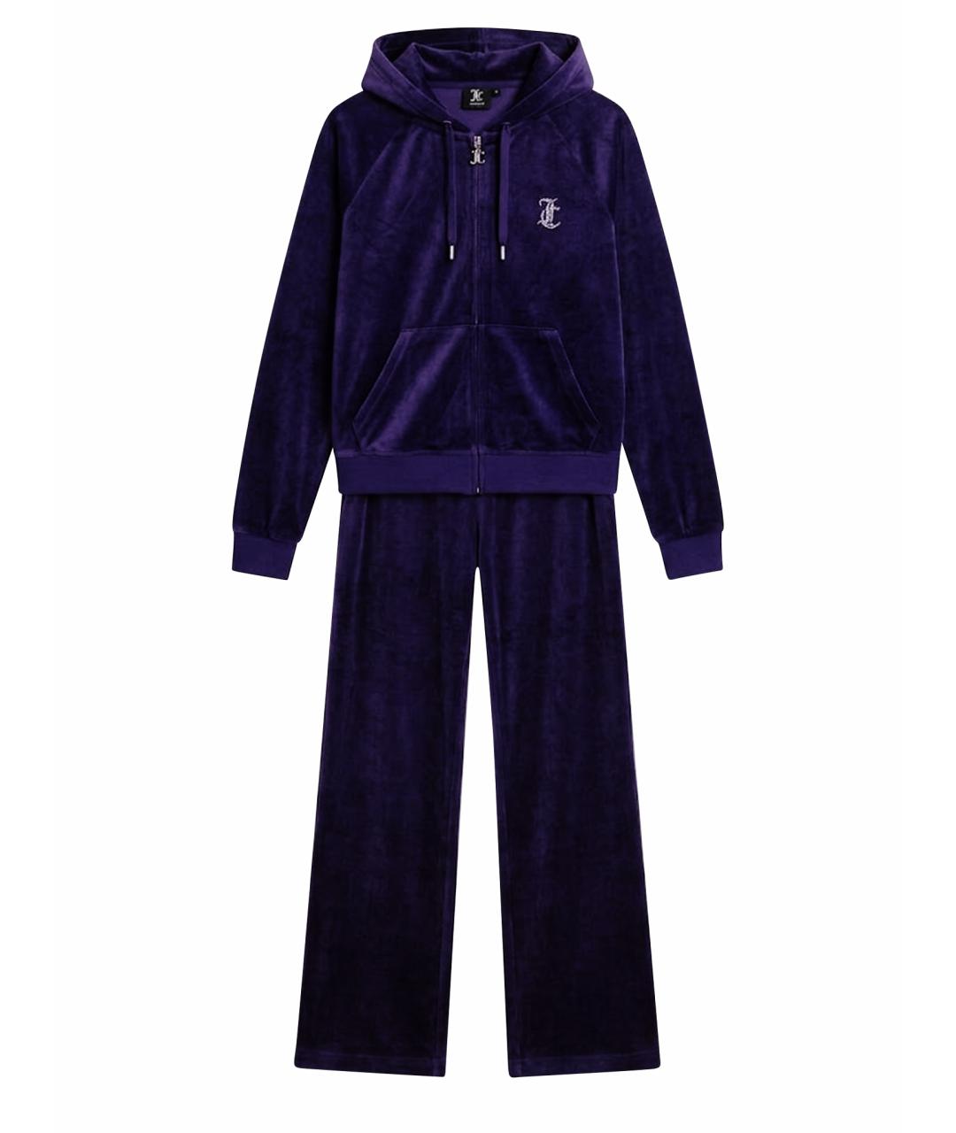 JUICY COUTURE Фиолетовый полиэстеровый спортивные костюмы, фото 1