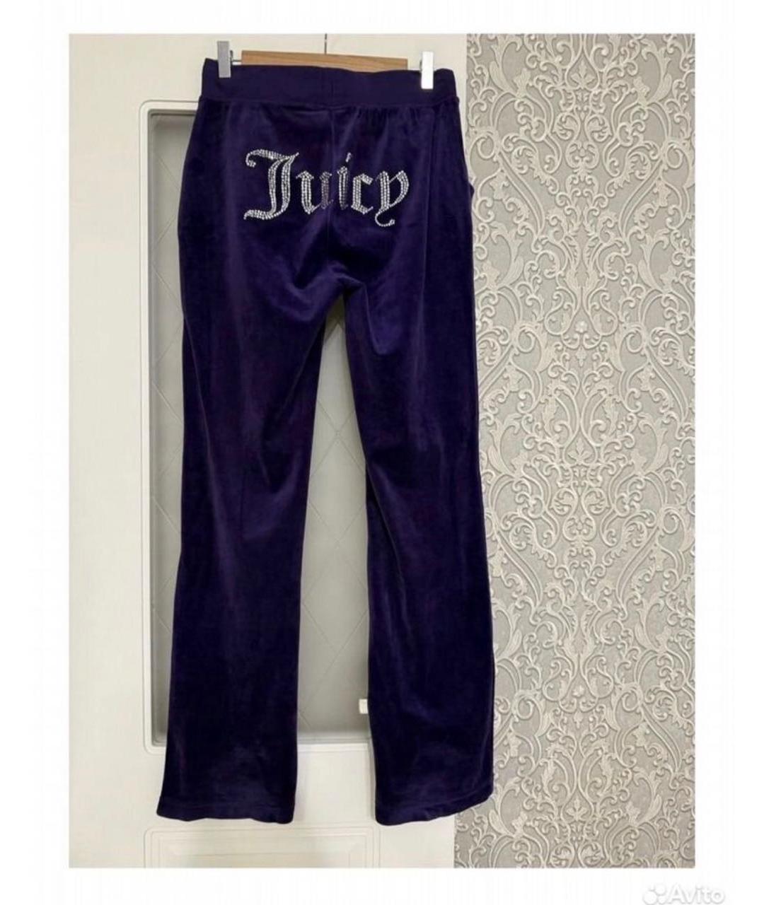JUICY COUTURE Фиолетовый полиэстеровый спортивные костюмы, фото 4