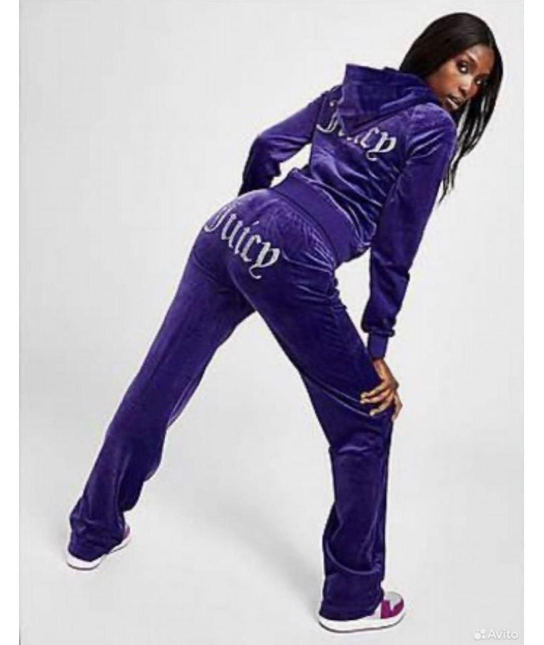 JUICY COUTURE Фиолетовый полиэстеровый спортивные костюмы, фото 7
