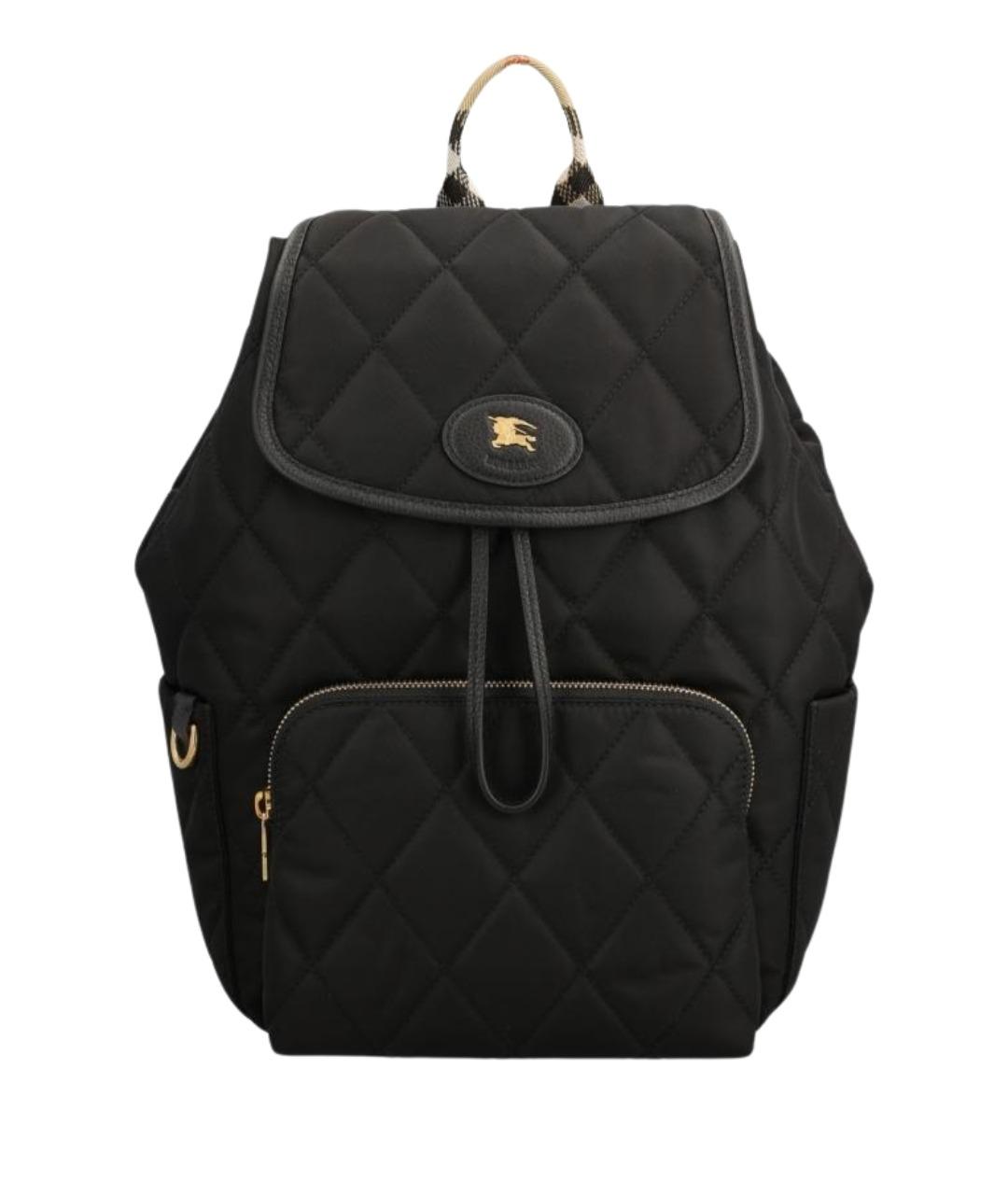 BURBERRY Черный синтетический рюкзак, фото 1