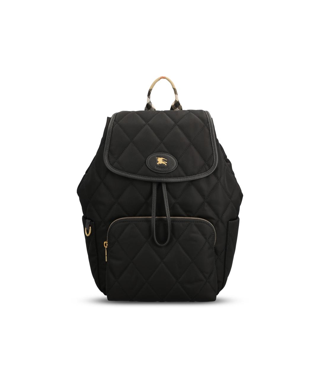 BURBERRY Черный синтетический рюкзак, фото 5