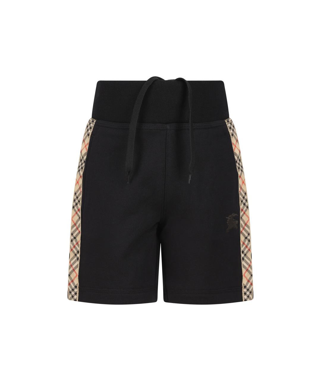BURBERRY Черные хлопковые брюки и шорты, фото 6