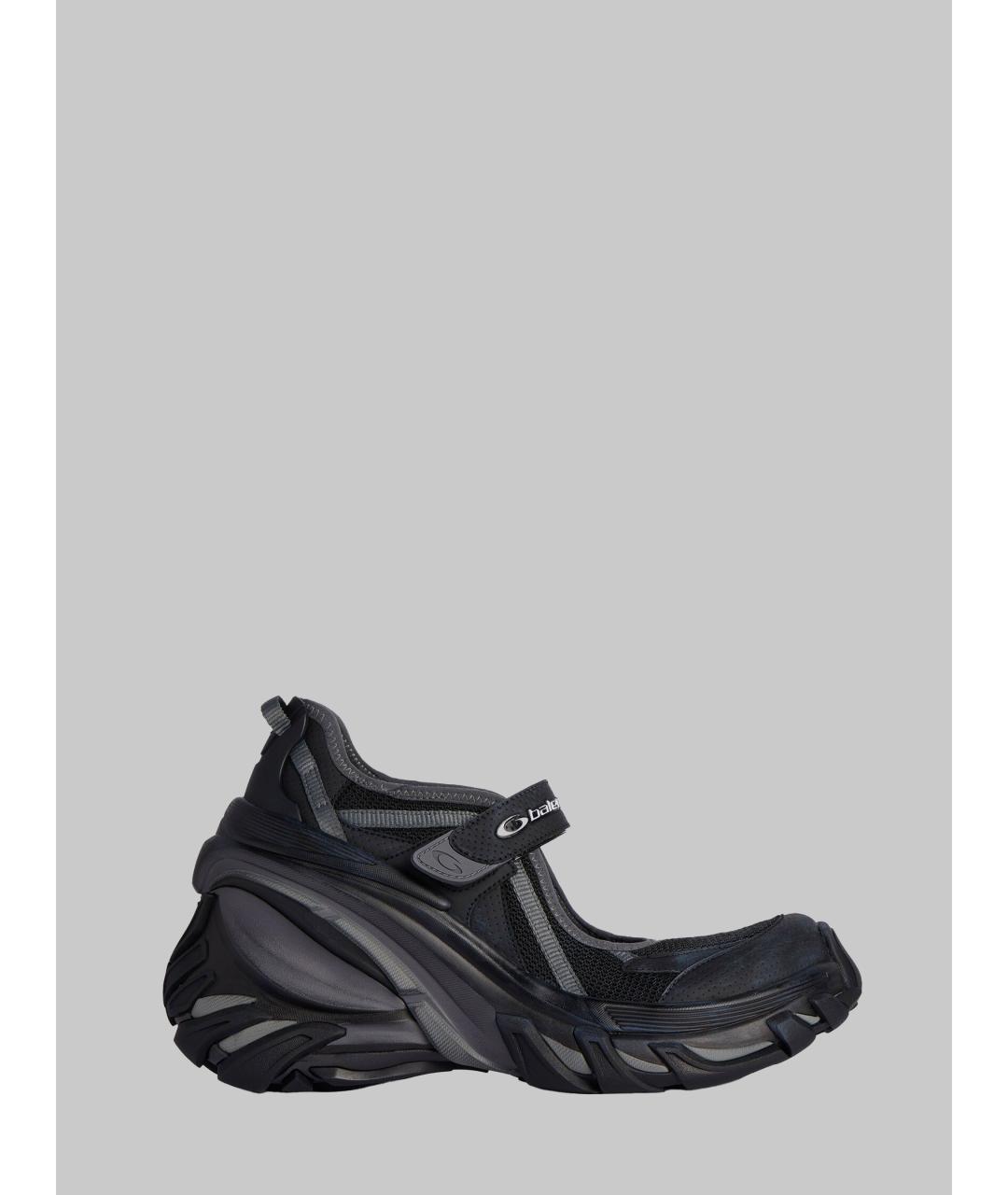 BALENCIAGA Черные синтетические кроссовки, фото 5