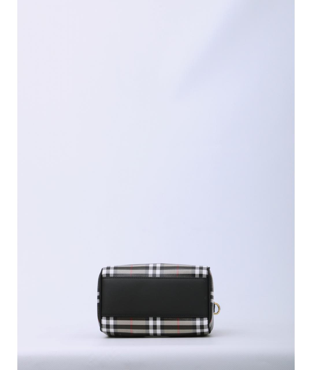 BURBERRY Коричневая хлопковая сумка через плечо, фото 3