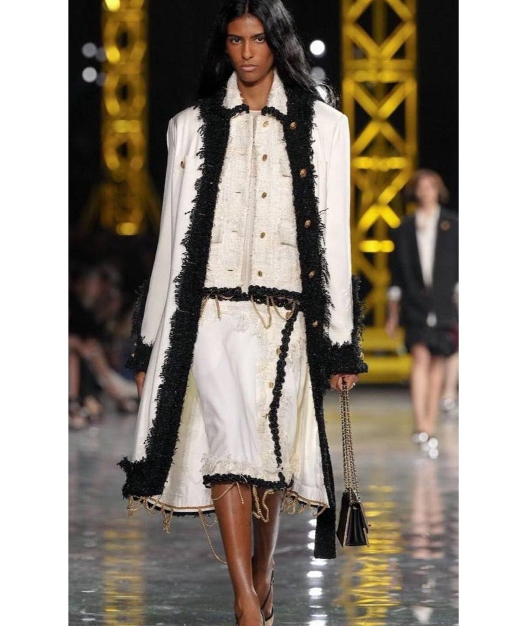 CHANEL Белое пальто, фото 4