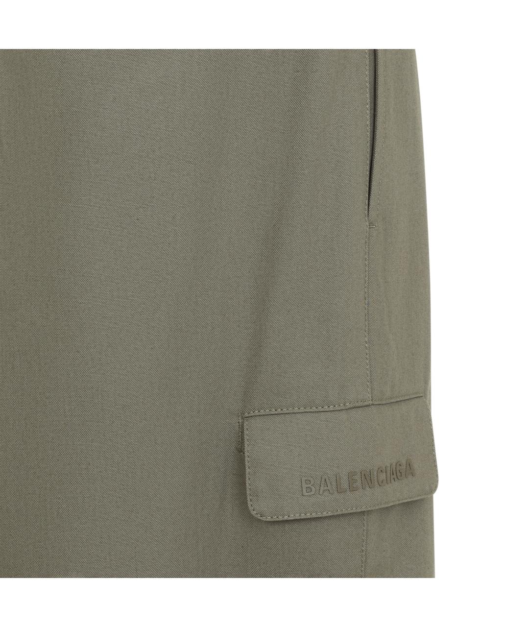 BALENCIAGA Хлопковые повседневные брюки, фото 4