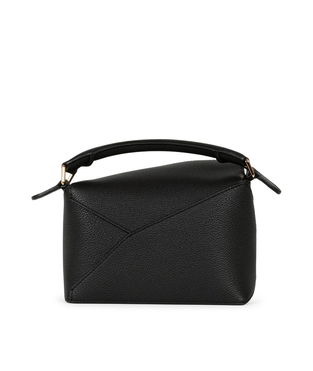 LOEWE Черная кожаная сумка через плечо, фото 3