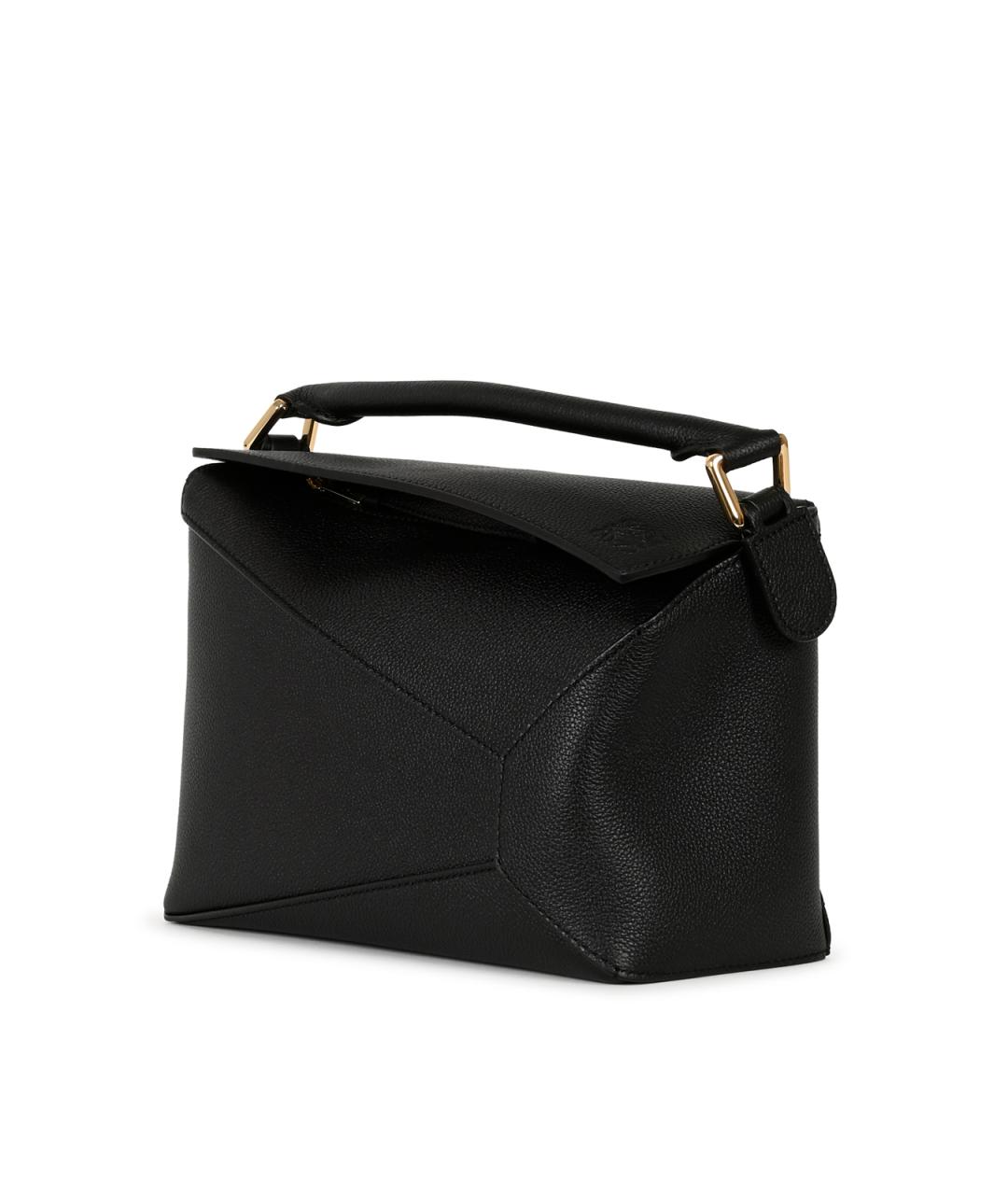 LOEWE Черная кожаная сумка через плечо, фото 2