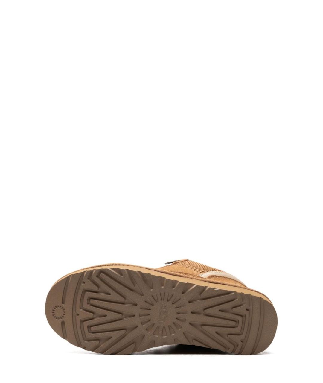 UGG Коричневые кожаные кроссовки, фото 5