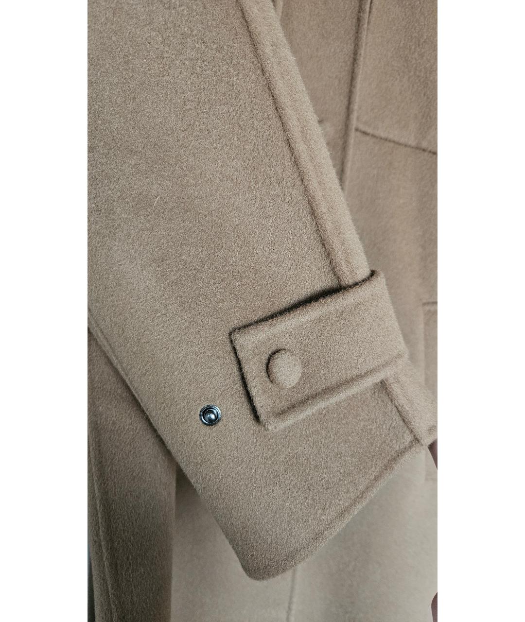 MAX MARA Бежевое шерстяное пальто, фото 5