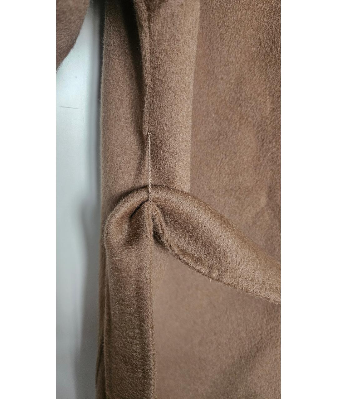 MAX MARA Бежевое шерстяное пальто, фото 4