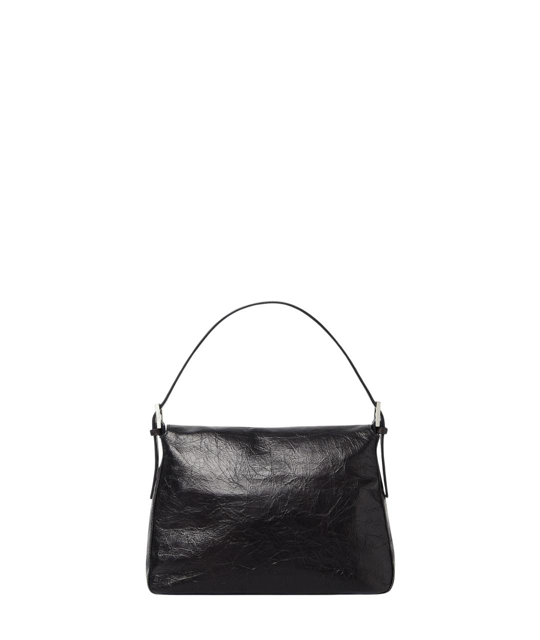FENDI Черная кожаная сумка через плечо, фото 3
