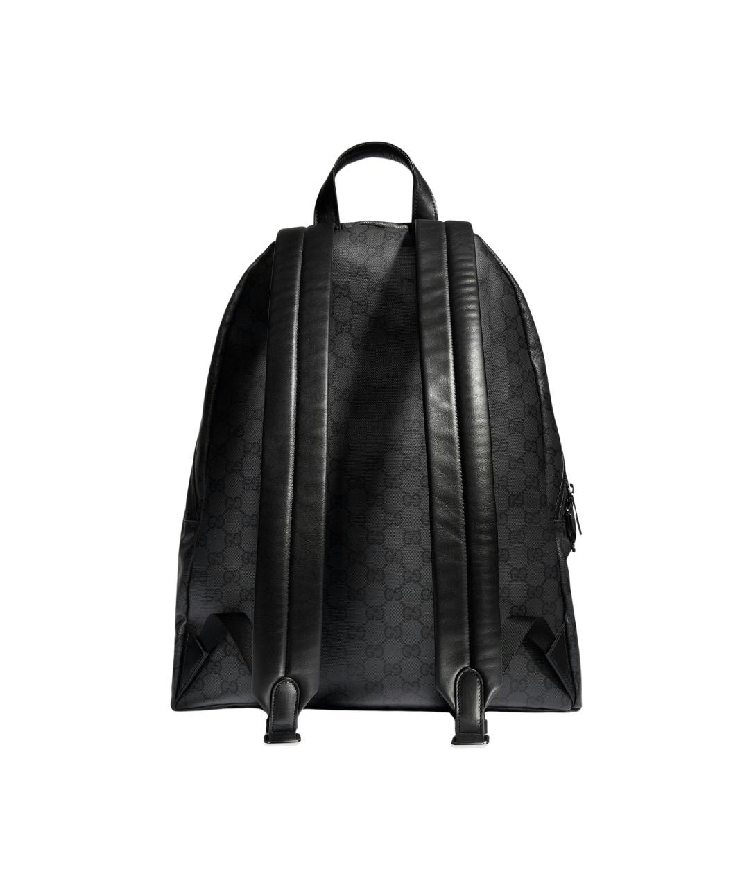 GUCCI Черный рюкзак из канвы, фото 3