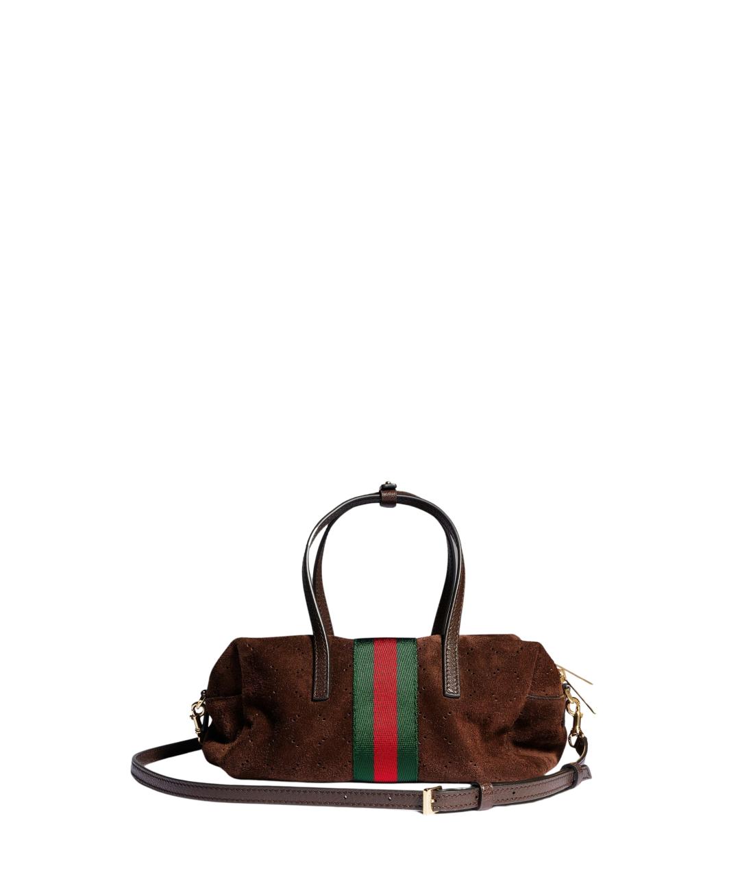 GUCCI Коричневая кожаная сумка тоут, фото 3