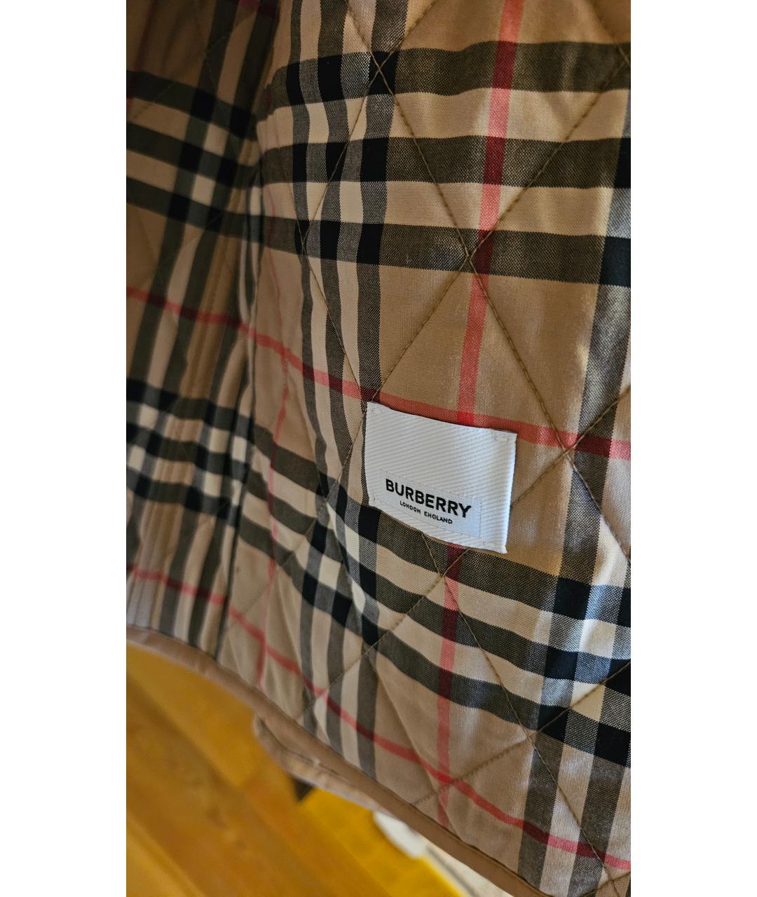 BURBERRY Горчичная куртка, фото 8