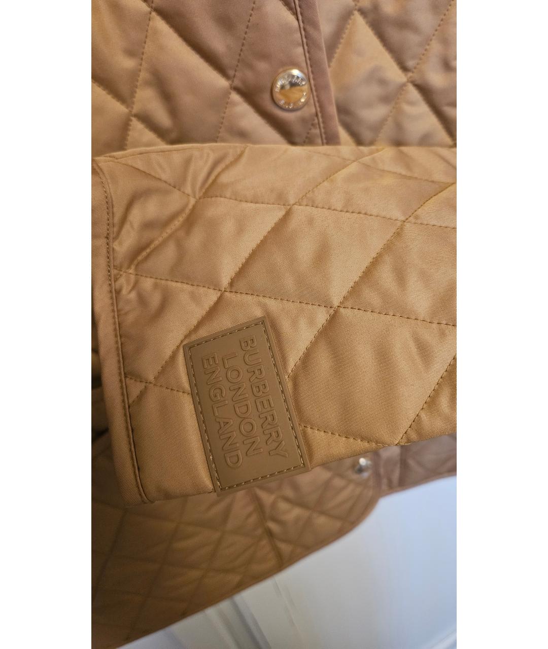 BURBERRY Горчичная куртка, фото 5