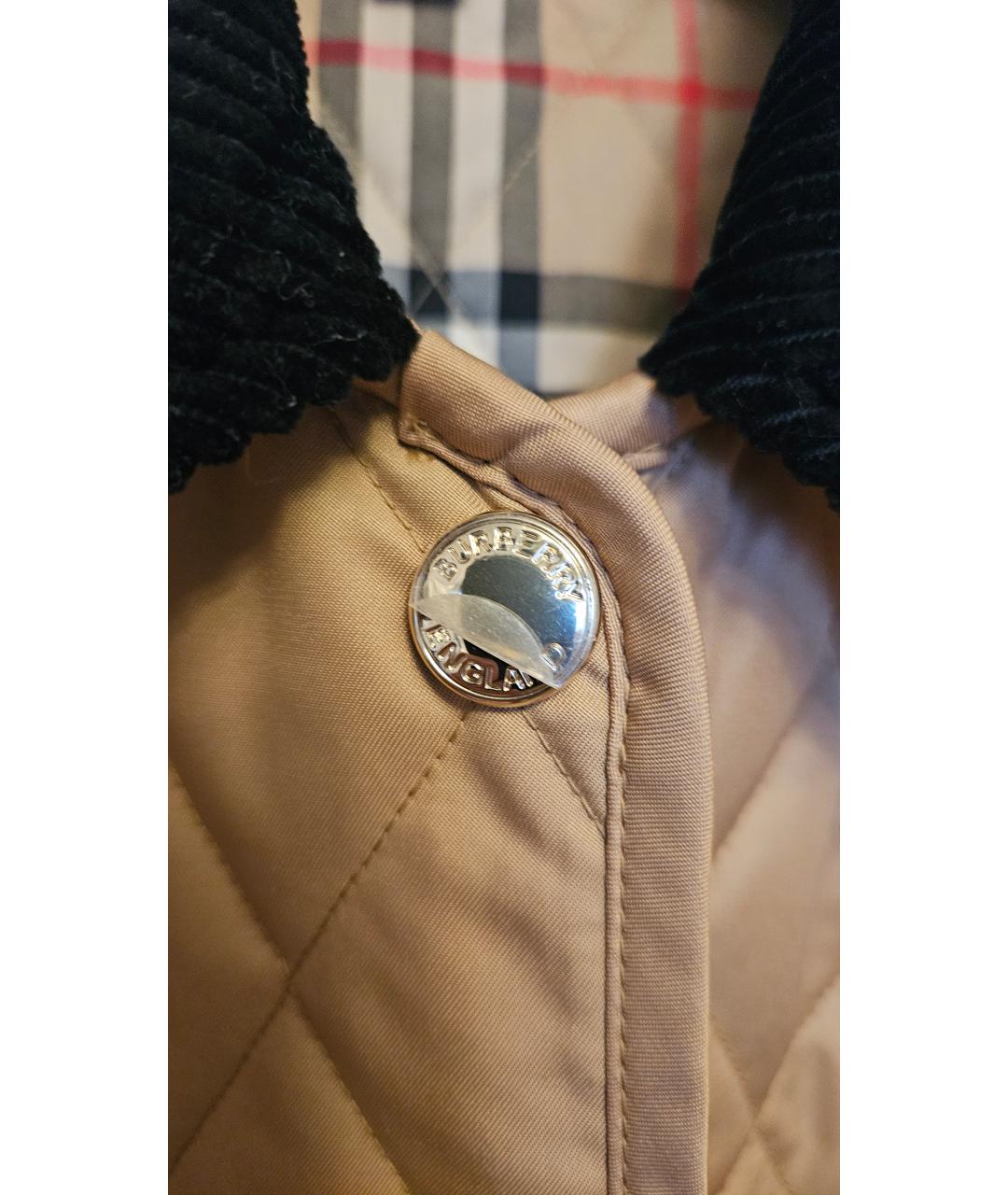 BURBERRY Горчичная куртка, фото 4