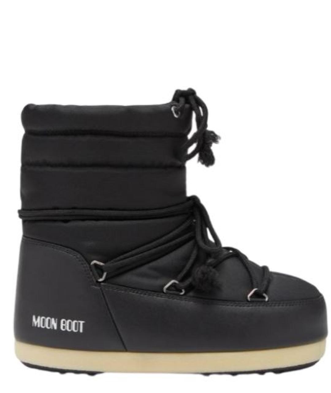 MOON BOOT Черные сапоги, фото 1
