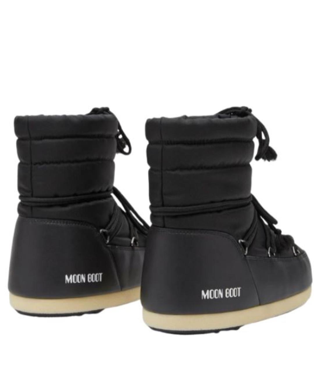 MOON BOOT Черные сапоги, фото 2