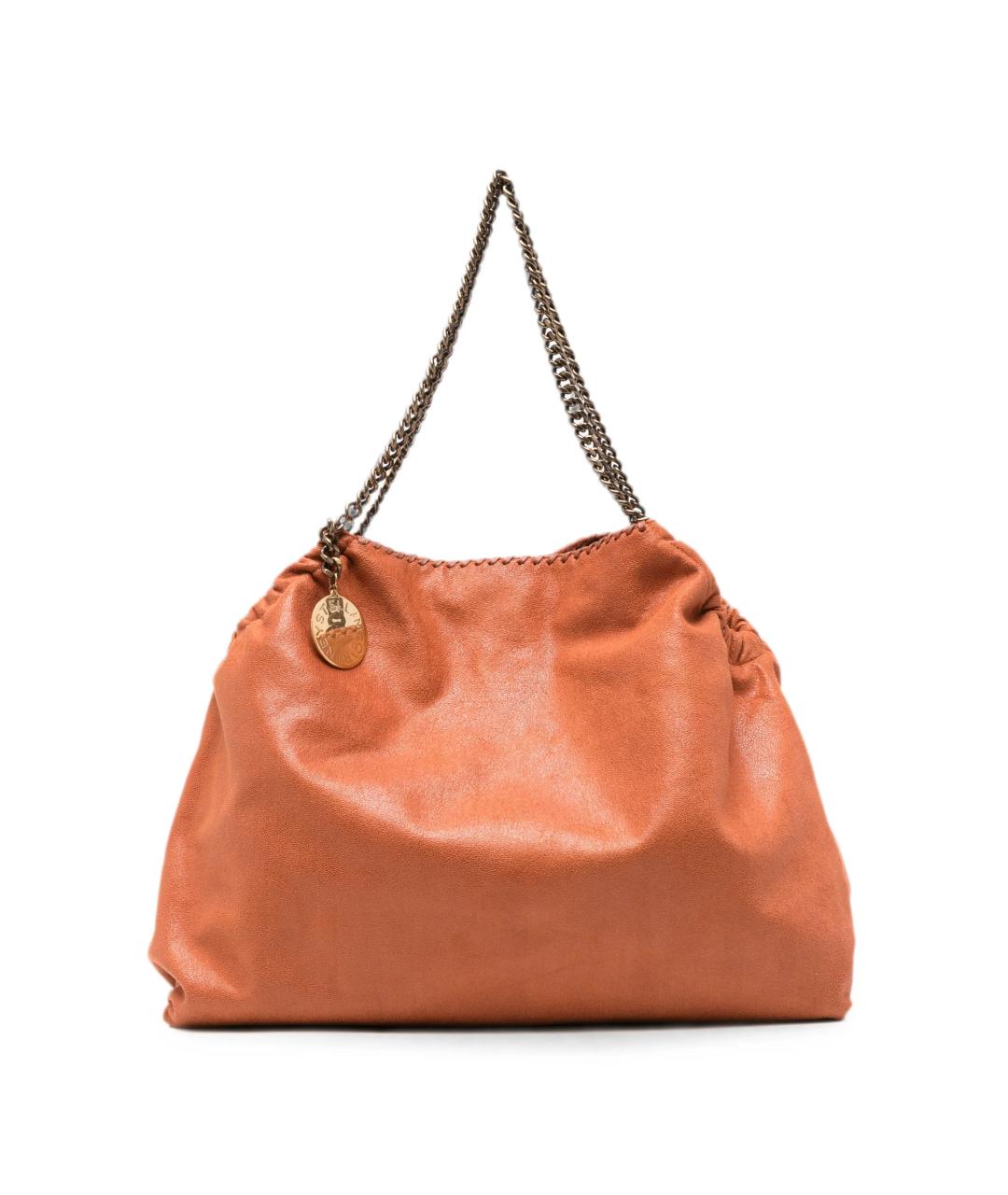 STELLA MCCARTNEY Коричневая сумка тоут из искусственной кожи, фото 1