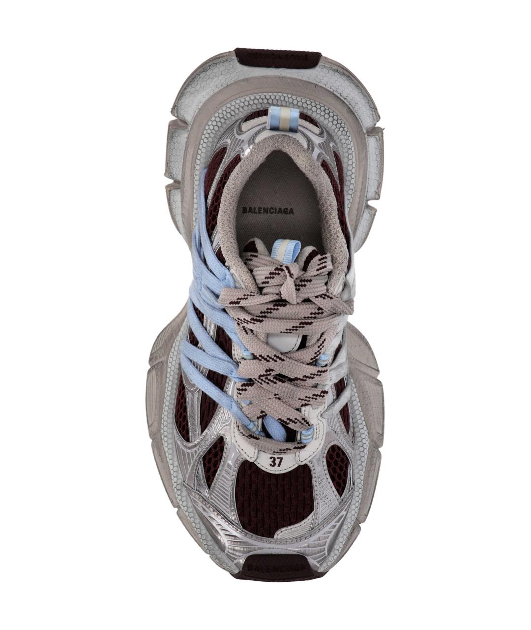 BALENCIAGA Мульти текстильные кроссовки, фото 4