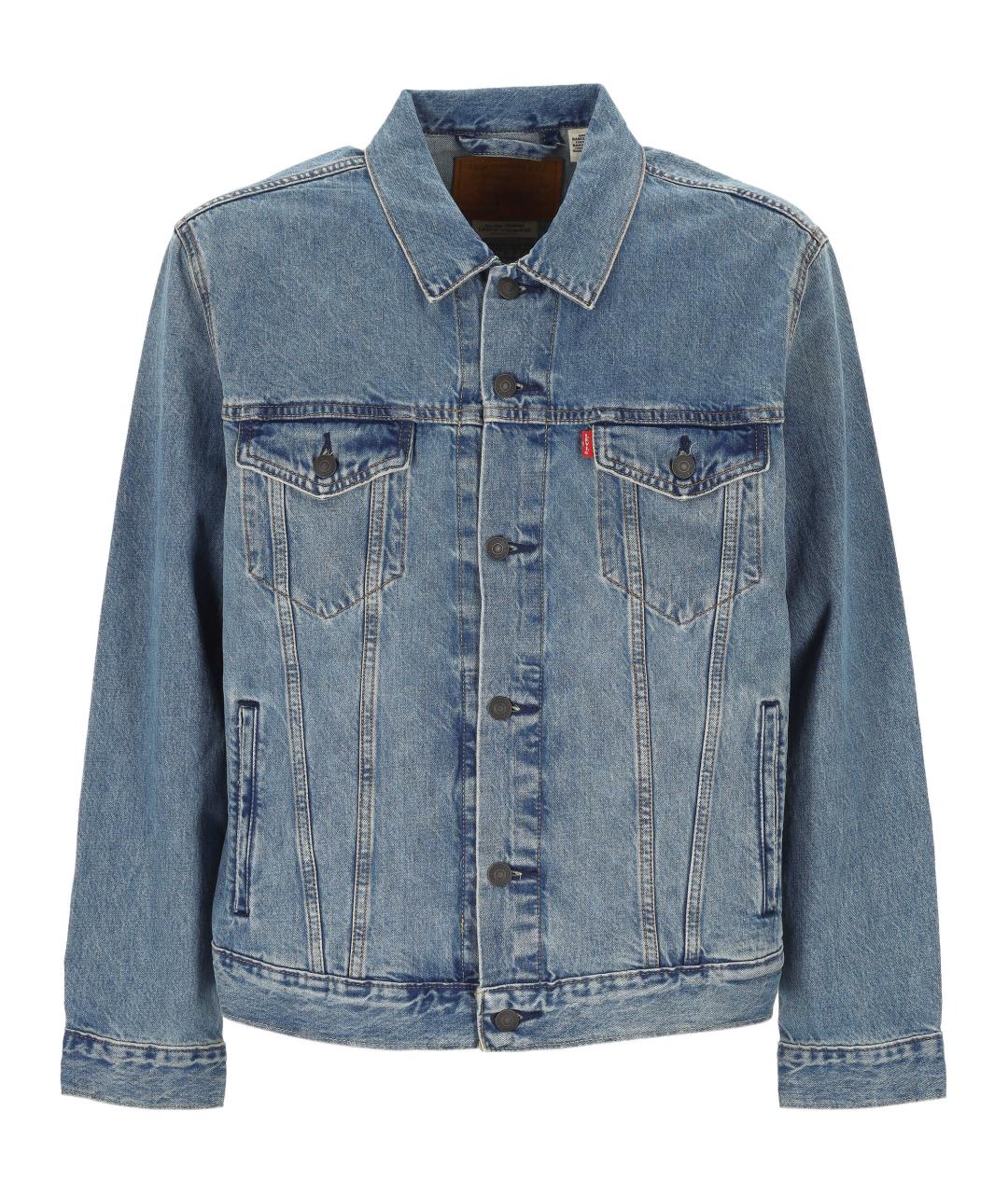 LEVI'S Голубая хлопковая куртка, фото 1